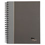 TOPS Royale Wirebound Business Notebooks, 1 Subject, Medium/College Rule, Black/Gray Cover, 10.5 x 8, 96 Sheets