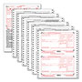 TOPS W-2 Tax Forms, Six-Part Carbonless, 5.5 x 8.5, 2/Page, (24) W-2s and (1) W-3