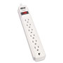 Tripp Lite Protect It! Surge Protector, 6 Outlets, 15 ft. Cord, 790 Joules, Light Gray