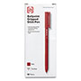 TRU RED™ Gripped Ballpoint Pen, Stick, Medium 1 mm, Red Ink, Red Barrel, Dozen