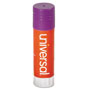 Universal Glue Stick, 1.3 oz, Applies Purple, Dries Clear, 12/Pack
