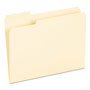 Universal Interior File Folders, 1/3-Cut Tabs: Assorted, Letter Size, 9.5-pt Manila, 100/Box