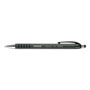 Universal Ballpoint Pen, Retractable, Medium 1 mm, Black Ink, Black Barrel, Dozen