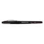 Universal Porous Point Pen, Stick, Medium 0.7 mm, Black Ink, Black Barrel, Dozen