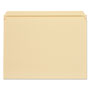 Universal Top Tab File Folders, Straight Tabs, Letter Size, 0.75" Expansion, Manila, 100/Box