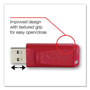 Verbatim Store 'n' Go USB Flash Drive, 4 GB, Assorted Colors, 3/Pack