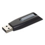 Verbatim Store 'n' Go V3 USB 3.0 Drive, 128 GB, Black/Gray