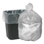 Webster Waste Can Liners, 10 gal, 6 microns, 24" x 24", Natural, 1,000/Carton