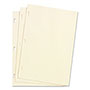 Wilson Jones Looseleaf Minute Book Ledger Sheets, Ivory Linen, 14 x 8-1/2, 100 Sheet/Box
