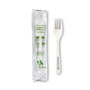 World Centric TPLA Compostable Cutlery, Fork, 6.3", White, 750/Carton
