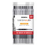 Zebra Pen Sarasa Dry Gel X30 Retractable Pen, Medium 0.7 mm, Black Ink, Black Barrel