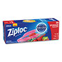 Ziploc® Double Zipper Storage Bags, 1 gal, 1.75 mil, 10.56" x 10.75", Clear, 342/Carton