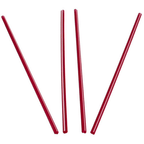 WNA Comet Red with White Stripe Sip Stirrer, 5.25"
