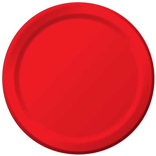 Creative Converting Plate Paper Red 10"