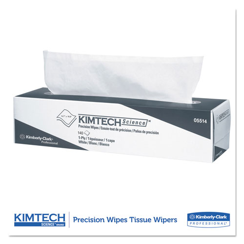 Kimtech™ Precision Wiper, POP-UP Box, 1-Ply, 14.7