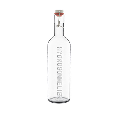 Bauscher Hepp Luigi Bormioli Optima 34 oz Hydrosommelier Bottle with Stainless Steel Airtight Closure