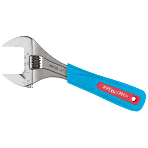 Channellock Code Blue WideAzz Adjustable Wrench, 1 1/2"