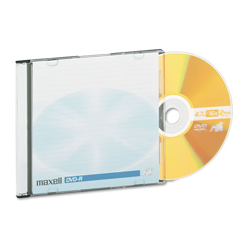 Maxell 10 x DVD-R - 4.7 GB 16X - Slim Jewel Case - Storage Media
