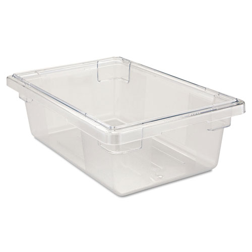 Rubbermaid Food/Tote Boxes, 3 1/2gal, 18w x 12d x 6h, Clear