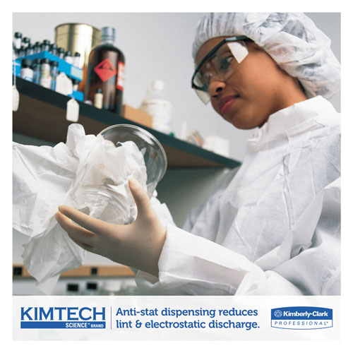 Kimtech™ Kimwipes Delicate Task Wipers, 3-Ply, 11 4/5 x 11 4/5, 119/Box, 15 Boxes/Carton