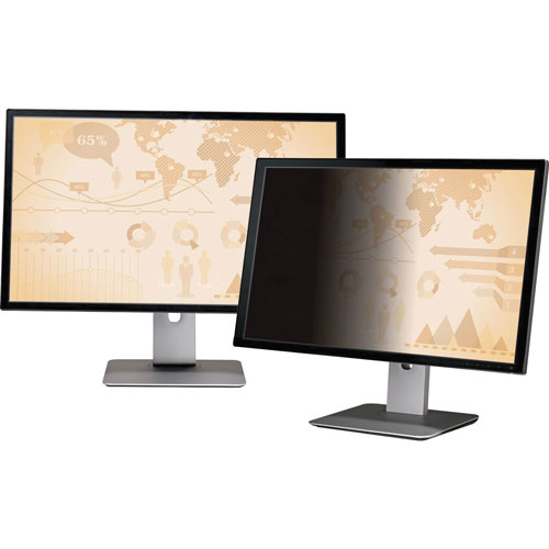 3M Frameless Blackout Privacy Filter for 18.5" Widescreen Monitor, 16:9 Aspect Ratio