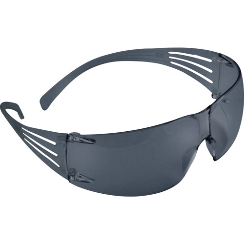 3M SecureFit Protective Eyewear, Anti-Fog; Anti-Scratch, Gray Lens