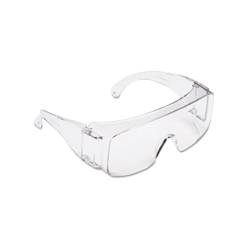 3M Tour-Guard V Protective Eyewear, Clear Polycarbon Hard Coat Lenses, Clear Frame