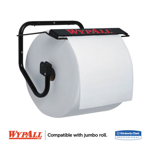 WypAll® Jumbo Roll Dispenser, 16 4/5w x 8 4/5d x 10 4/5h, Black