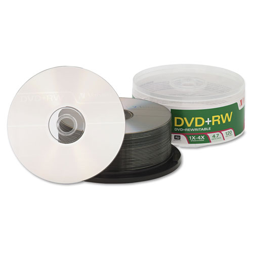 Verbatim 30 x DVD+RW - 4.7 GB 4X - Spindle - Storage Media