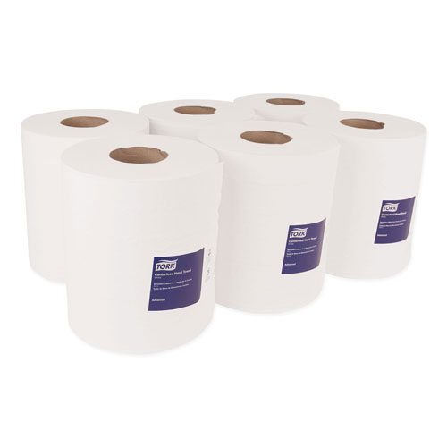 Tork Advanced Centerfeed Hand Towel, 2-Ply, 9 x 11.8, White, 600/Roll, 6/Carton