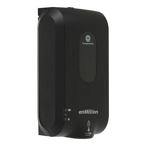 enMotion Gen2 Automated Touchless Hand Soap and Hand Sanitizer Dispenser, Black, 6.54