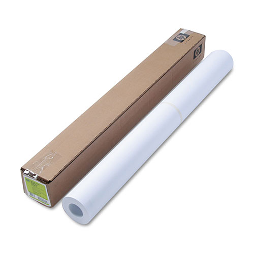 HP Designjet Bright White Inkjet Paper, 4 mil, 36" x 150 ft, White