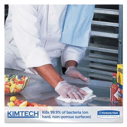 Kimtech™ Surface Sanitizer Wipe, 12 x 12, White, 30/Canister