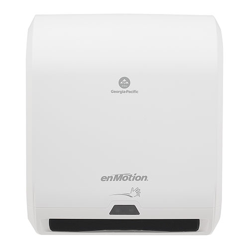 enMotion 10" Automated Touchless Paper Towel Dispenser, White, 14.700" W x 9.500" D x 17.300" H