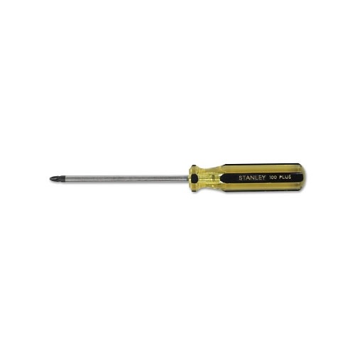 Stanley Bostitch 100 Plus Phillips Tip Screwdriver, 11" Long, Tip Size #3, 5/16" Shank Dia