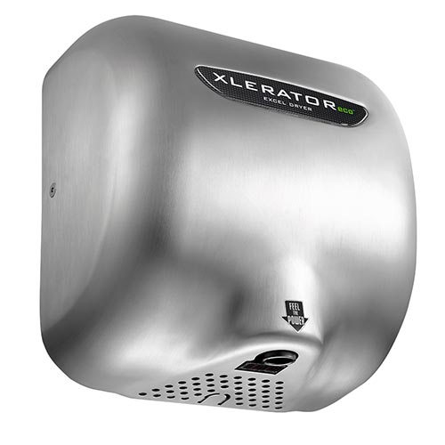 Excel XLERATOReco® Hand Dryer 208-277V Brushed Stainless Steel