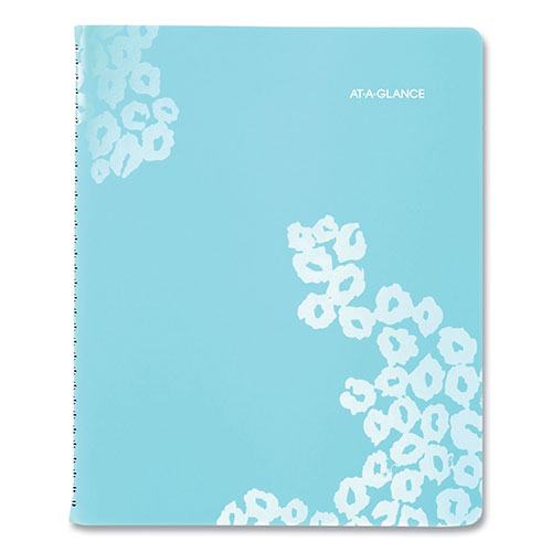 At-A-Glance Wild Washes Weekly/Monthly Planner, Wild Washes Flora/Fauna Artwork, 11 x 8.5, Blue Cover, 13-Month (Jan to Jan): 2024-2025