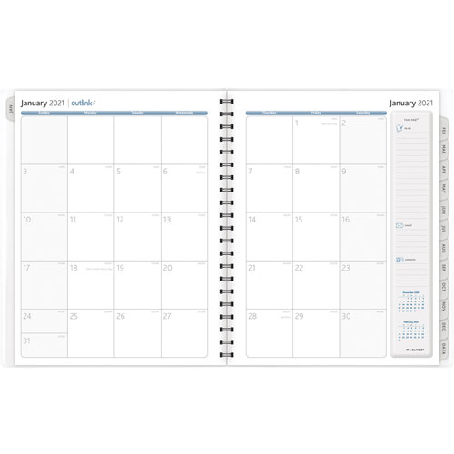 At-A-Glance Refill For Outlink Weekly/Monthly Planners, 8-1/2" x 11"