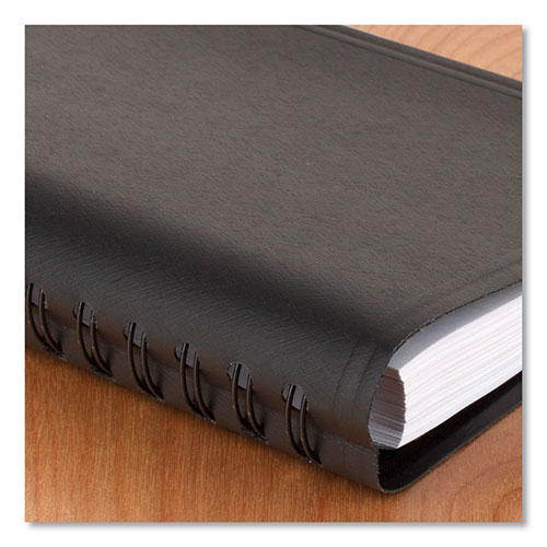 At-A-Glance Daily Appointment Book with 30-Minute Appointments, 8 x 5, Black Cover, 12-Month (Jan to Dec): 2024