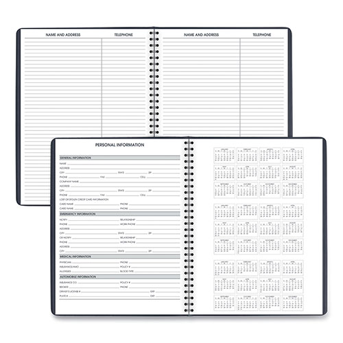 Acco At-A-Glance Weekly Appointment Book | 11 X 8.25, Navy, 2022-2023 | Aag7095020 | Restockit.com