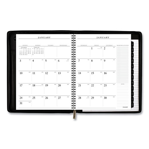 At-A-Glance Executive Weekly Vertical-Column Appointment Book, Telephone/Address Section, 11 x 8.25, Black, 12-Month (Jan-Dec): 2023