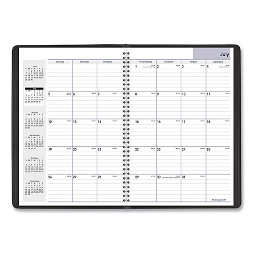 At-A-Glance DayMinder Monthly Planner, Academic Year, Ruled Blocks, 12 x 8, Black Cover, 14-Month (July to Aug): 2023 to 2024