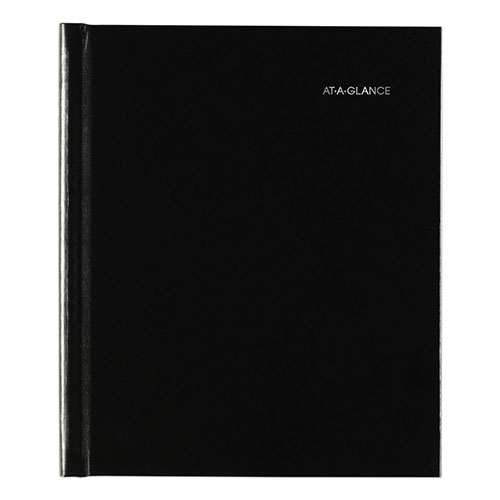 At-A-Glance DayMinder Hard-Cover Monthly Planner with Memo Section, 8.5 x 7, Black Cover, 12-Month (Jan to Dec): 2024
