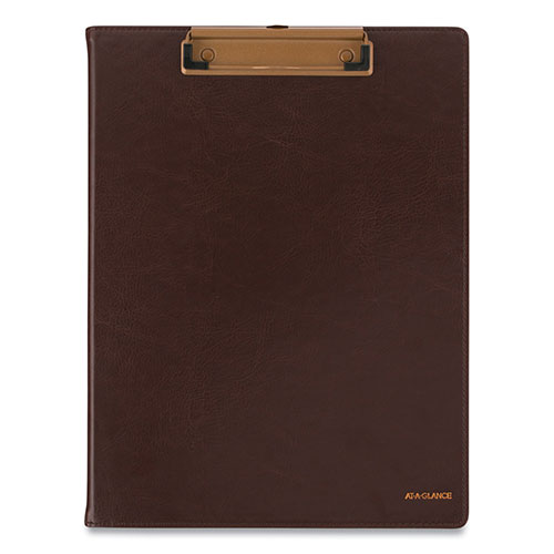 At-A-Glance Signature Collection Monthly Clipfolio, 11 x 8, Distressed Brown, 2022