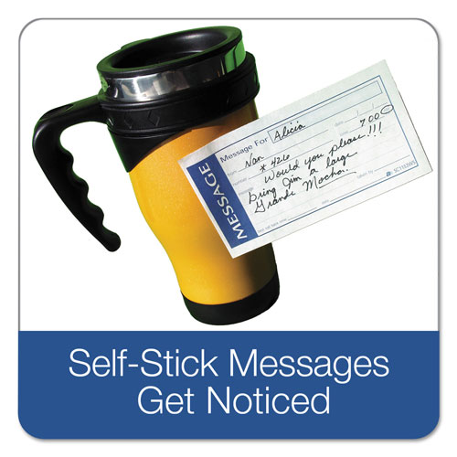 Adam Write 'n Stick Phone Message Pad, 2 3/4 x 4 3/4, Two-Part Carbonless, 200 Forms