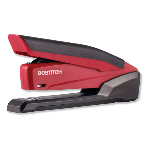 Stanley Bostitch InPower Spring-Powered Desktop Stapler, 20-Sheet Capacity, Red
