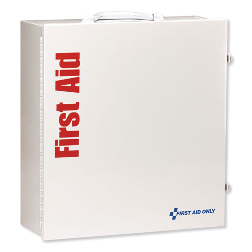 First Aid Only ANSI 2015 Class A+ Type I&II; Industrial First Aid Kit 100 People, 676 Pieces