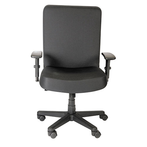 Alera XL Series Big and Tall High-Back Task Chair, Supports up to 500 lbs., Black Seat/Black Back, Black Base