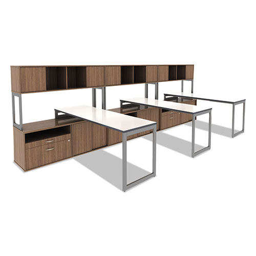 Alera Open Office Desk Series Adjustable O-Leg Desk Base, 24