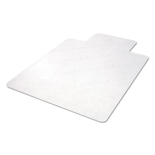 Alera All Day Use Non-Studded Chair Mat for Hard Floors, 45 x 53, Wide Lipped, Clear